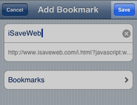 save bookmark